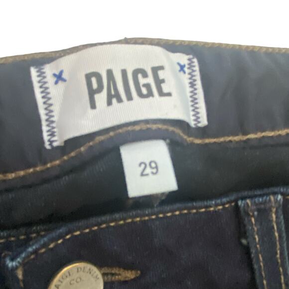 PAIGE Woman’s Size 28 And 29 Jeans Lot Of Two Dark Wash Low Rise Jeans - Picture 3 of 8
